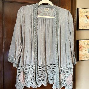 Gimmicks by BKE Short Sleeve Duster